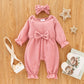 Baby Bow Detail Flounce Sleeve Jumpsuit_4
