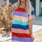 Color Block Side Slit Mini Dress For Women_3