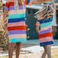 Color Block Side Slit Mini Dress For Women_8