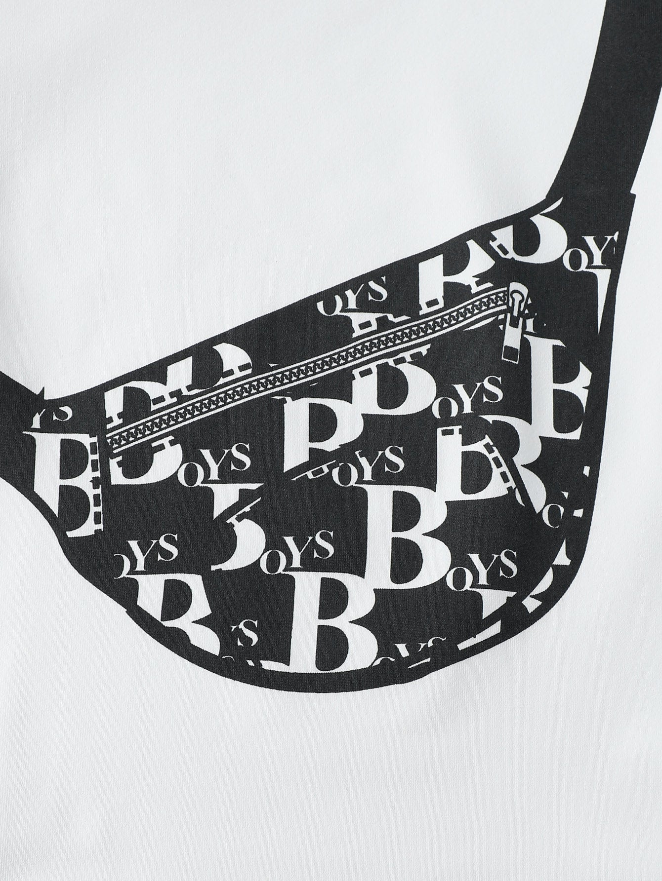Boys Bag Graphic T-Shirt and Letter Print Shorts Set_1