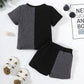 Boys Two-Tone T-Shirt and Shorts Set_1