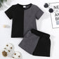 Boys Two-Tone T-Shirt and Shorts Set_0