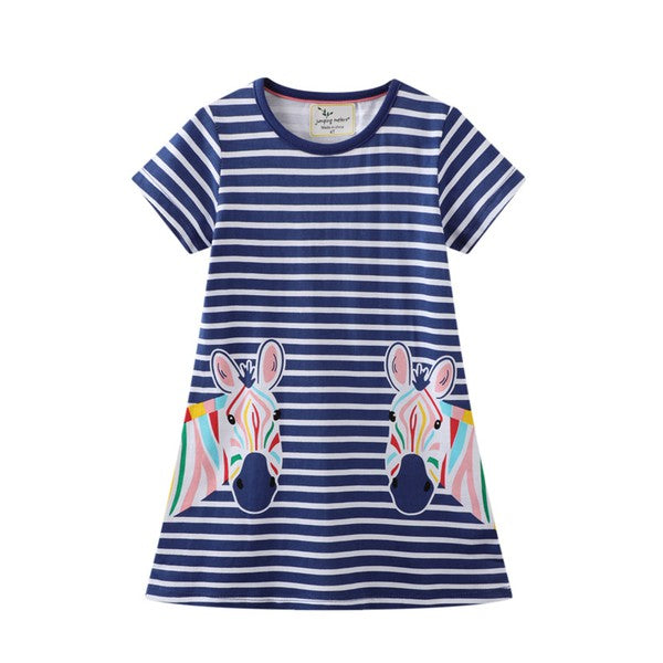 Girls Graphic Print Dress_0