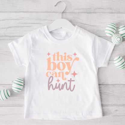 This Boy Can Hunt Toddler Graphic Tee_0