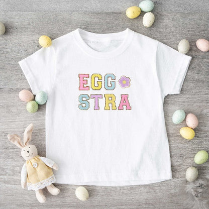 Eggstra Flower Toddler Graphic Tee_0