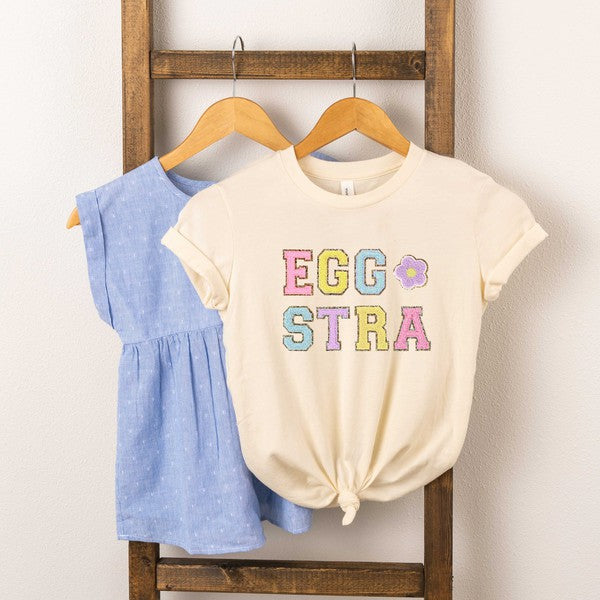 Eggstra Flower Toddler Graphic Tee_2