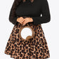 Leopard Color Bock Collared Long Sleeve Dress_1