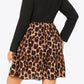 Leopard Color Bock Collared Long Sleeve Dress_2