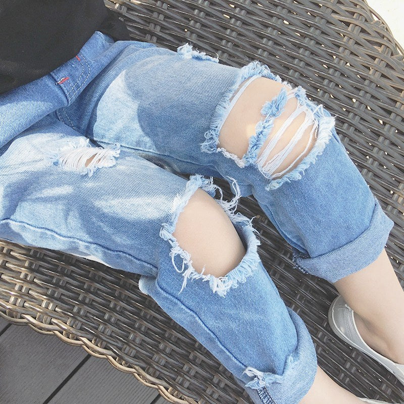 Girls Fashion Ripped Jeans 2T to 10 years old Tias Truth