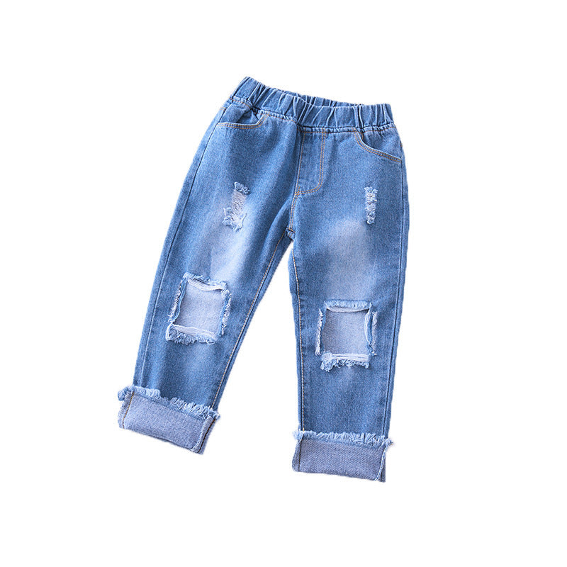 Girls Fashion Ripped Jeans (2T to 10 years old)_6