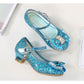 Princess Glitter Shoes (Blue)
