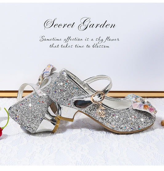 Princess Glitter Shoes (Silver)